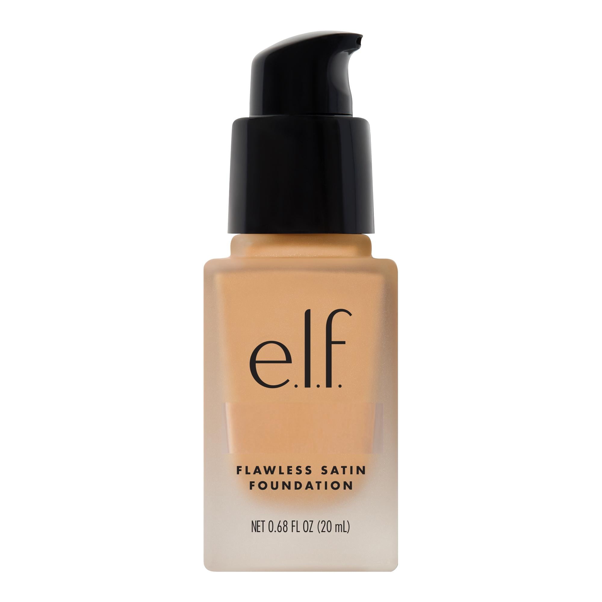 e.l.f. Flawless Satin Foundation, Toffee, 0.68 fl oz
