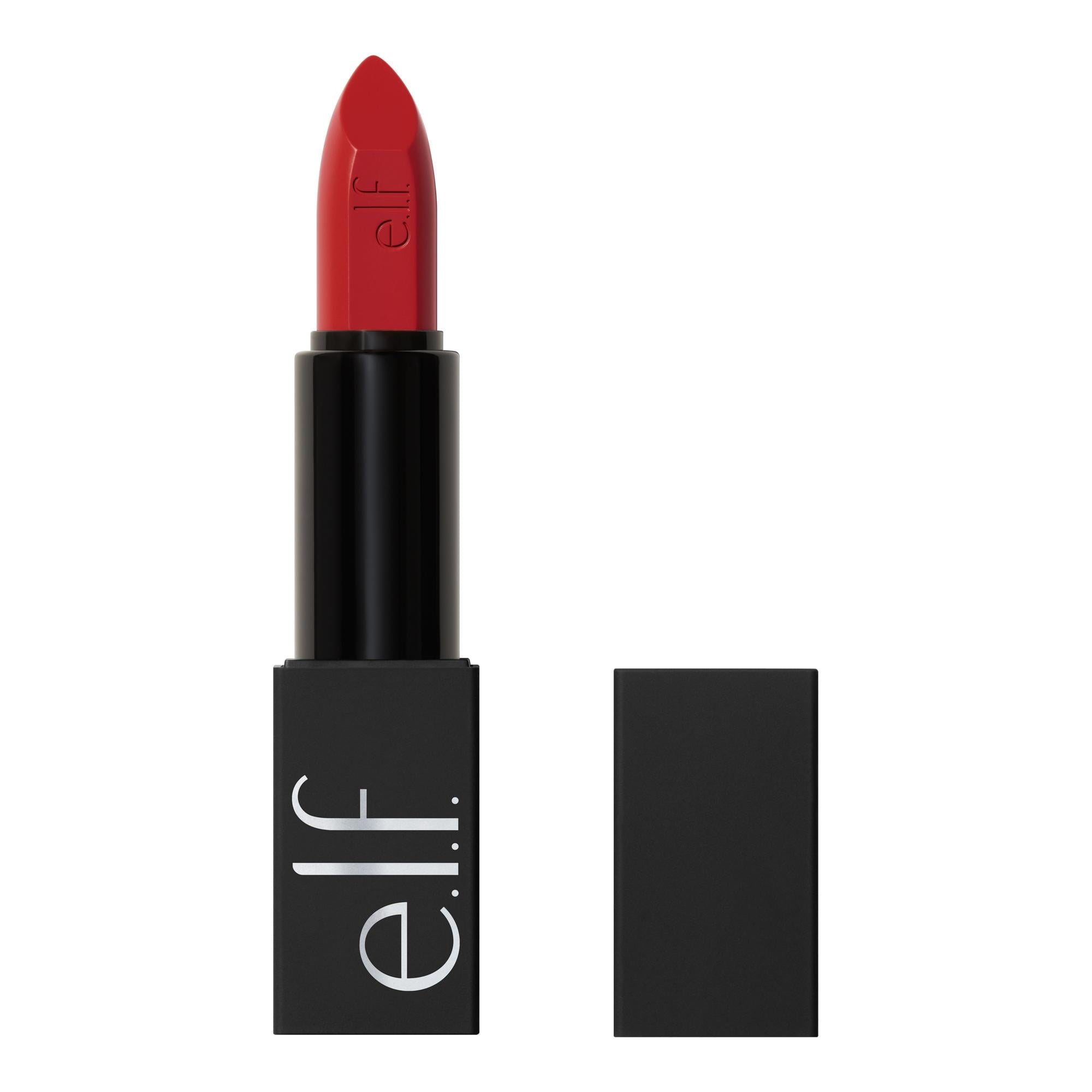 e.l.f. O FACE Satin Lipstick, No Regrets, 0.13oz