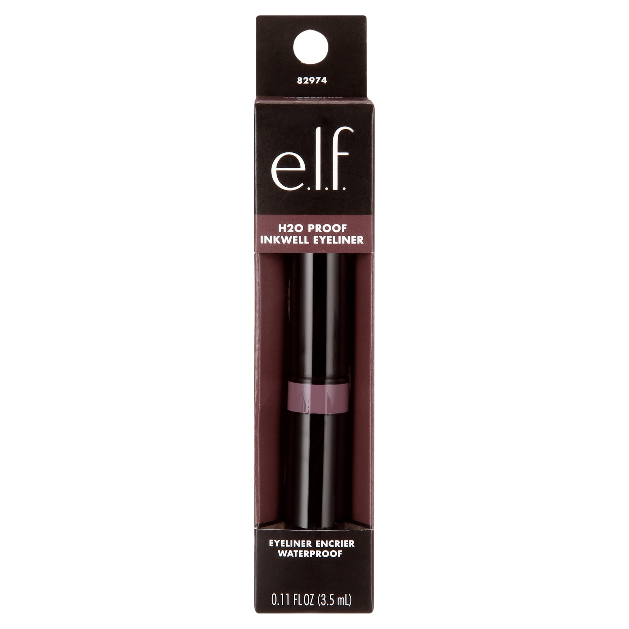 e.l.f. H2O Proof Inkwell Eyeliner, Sugarplum, 0.11 fl oz