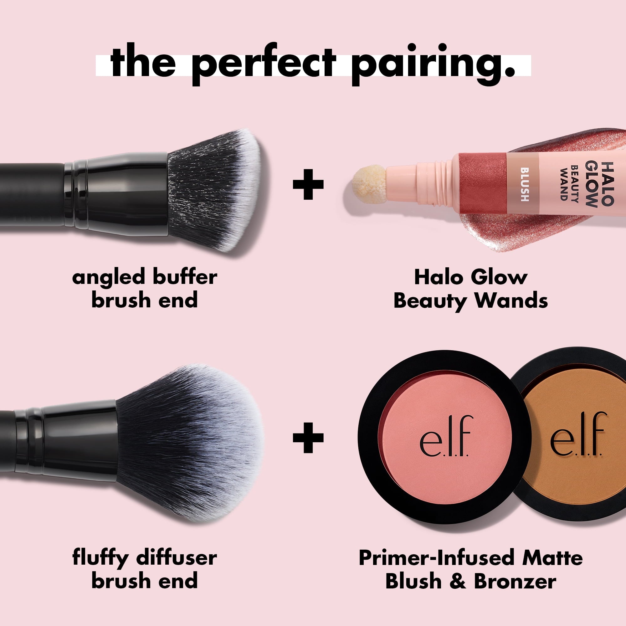 e.l.f. Cream & Powder Face Brush