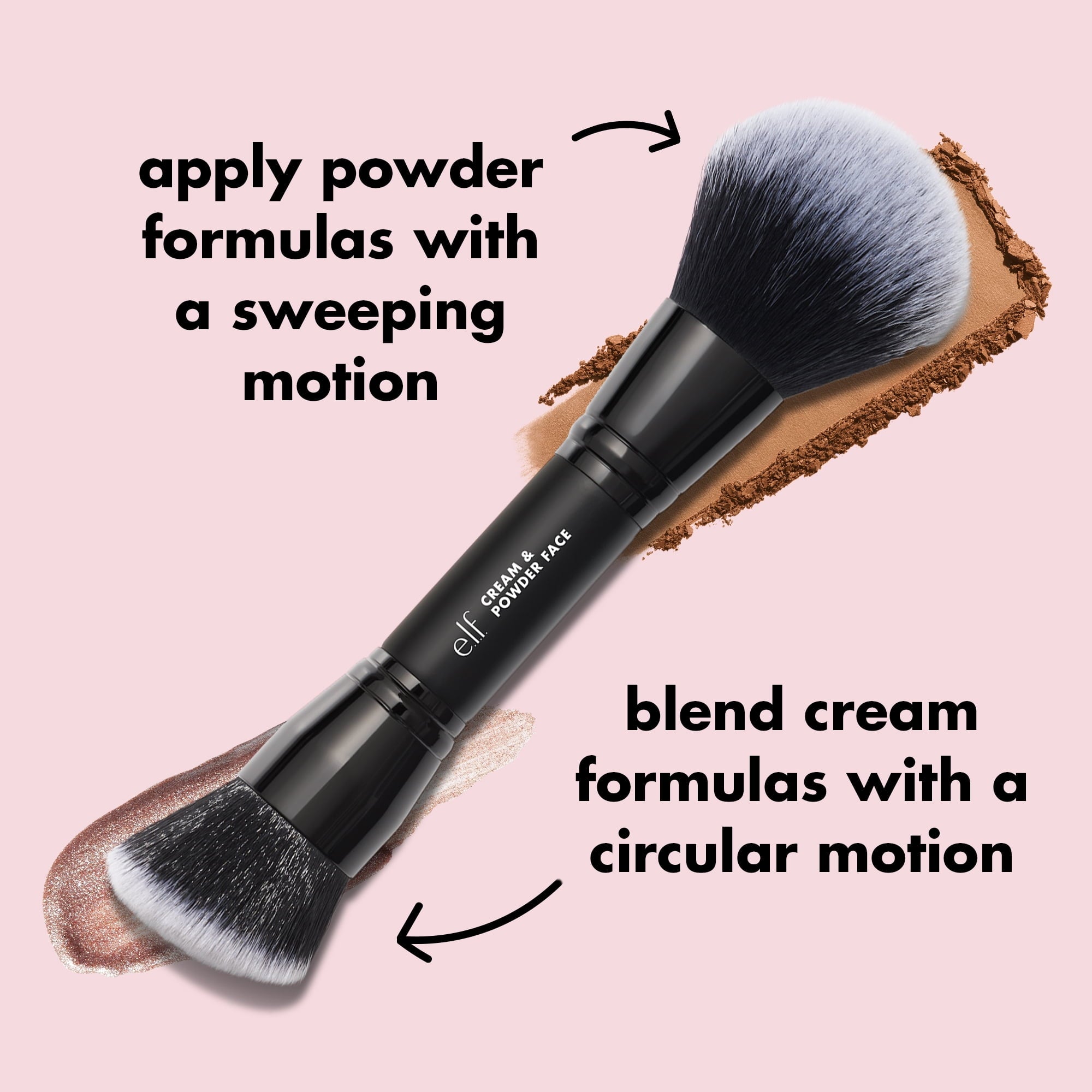 e.l.f. Cream & Powder Face Brush