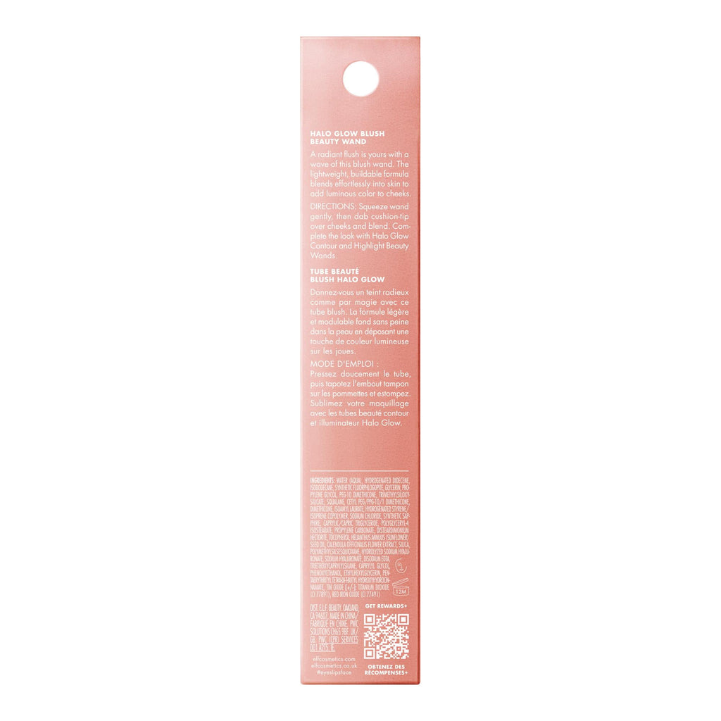 e.l.f. Halo Glow Blush Beauty Wand, Berry Radiant, 0.33 fl oz