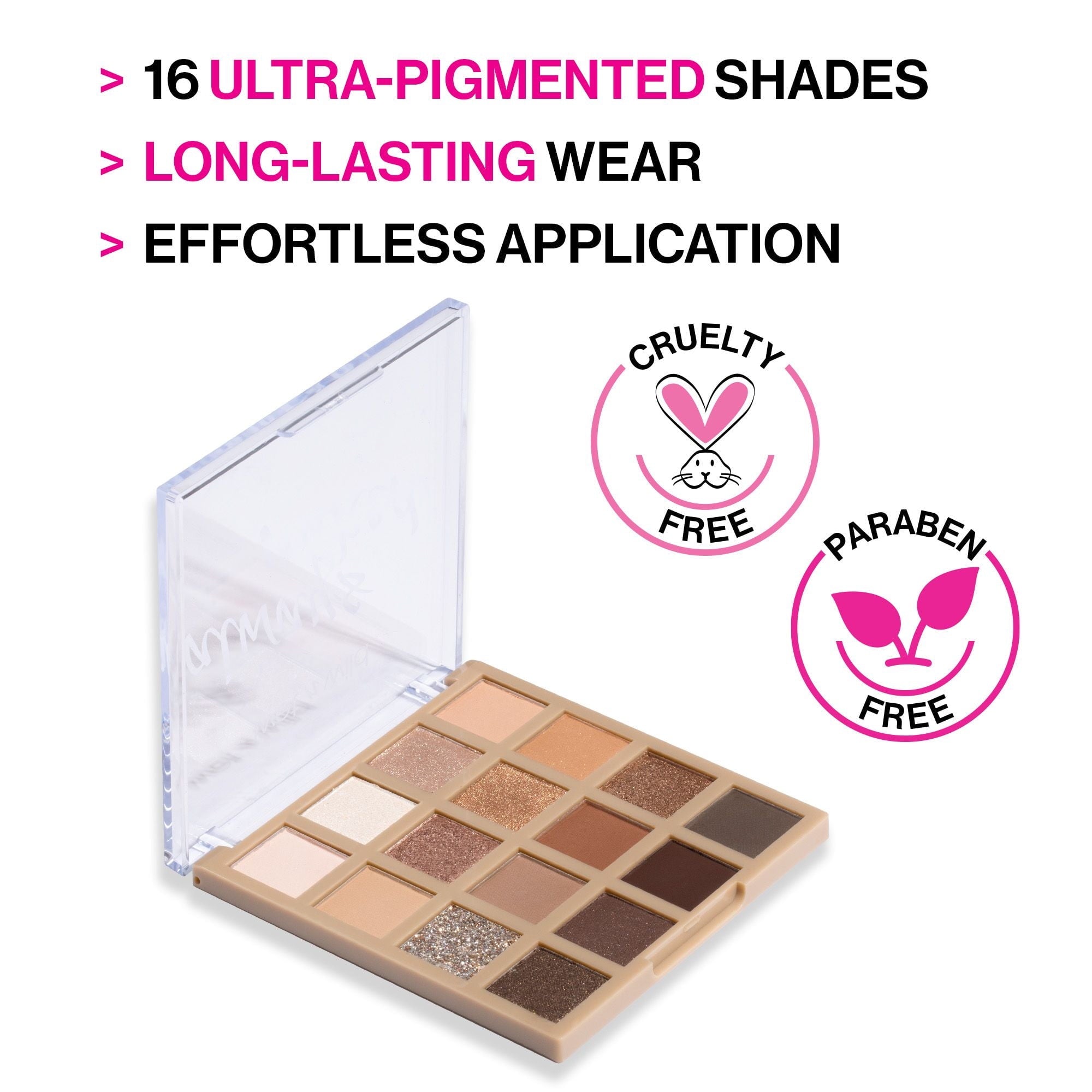Wet n Wild 16 Pan Eyeshadow Makeup Palette - Always Naked