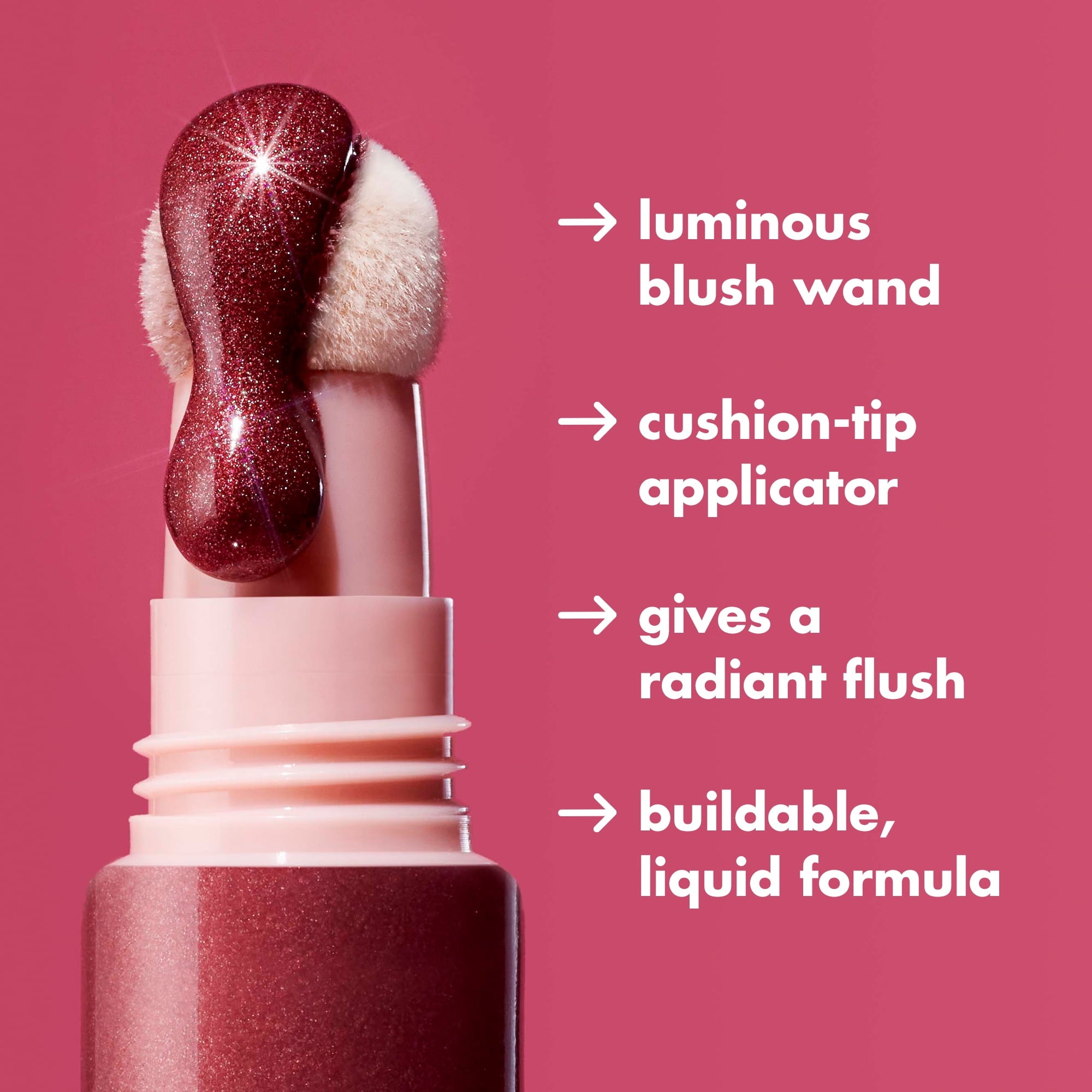 e.l.f. Halo Glow Blush Beauty Wand, You Go Cocoa, 0.33 fl oz