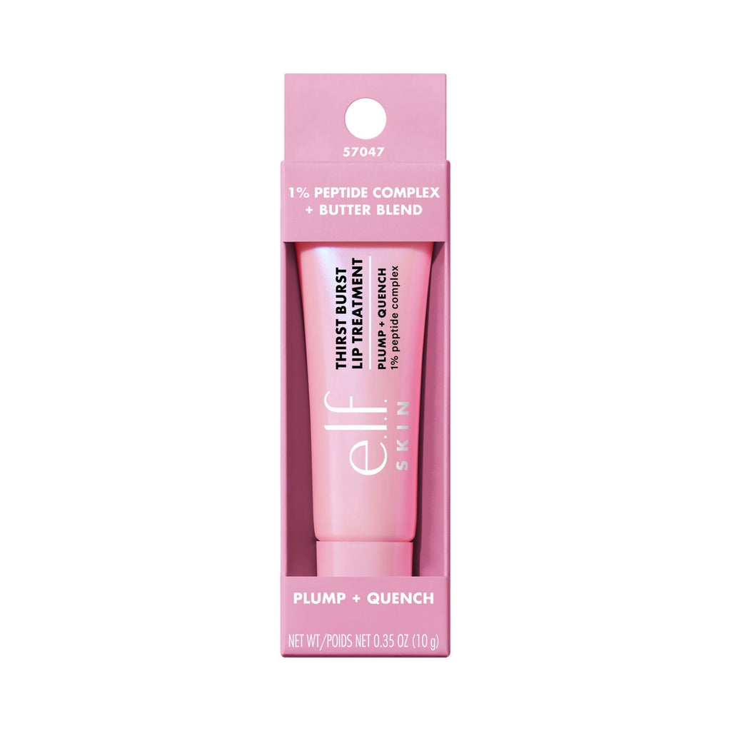 e.l.f. SKIN Thirst Burst Lip Treatment, Sheer Guava, 0.35 oz