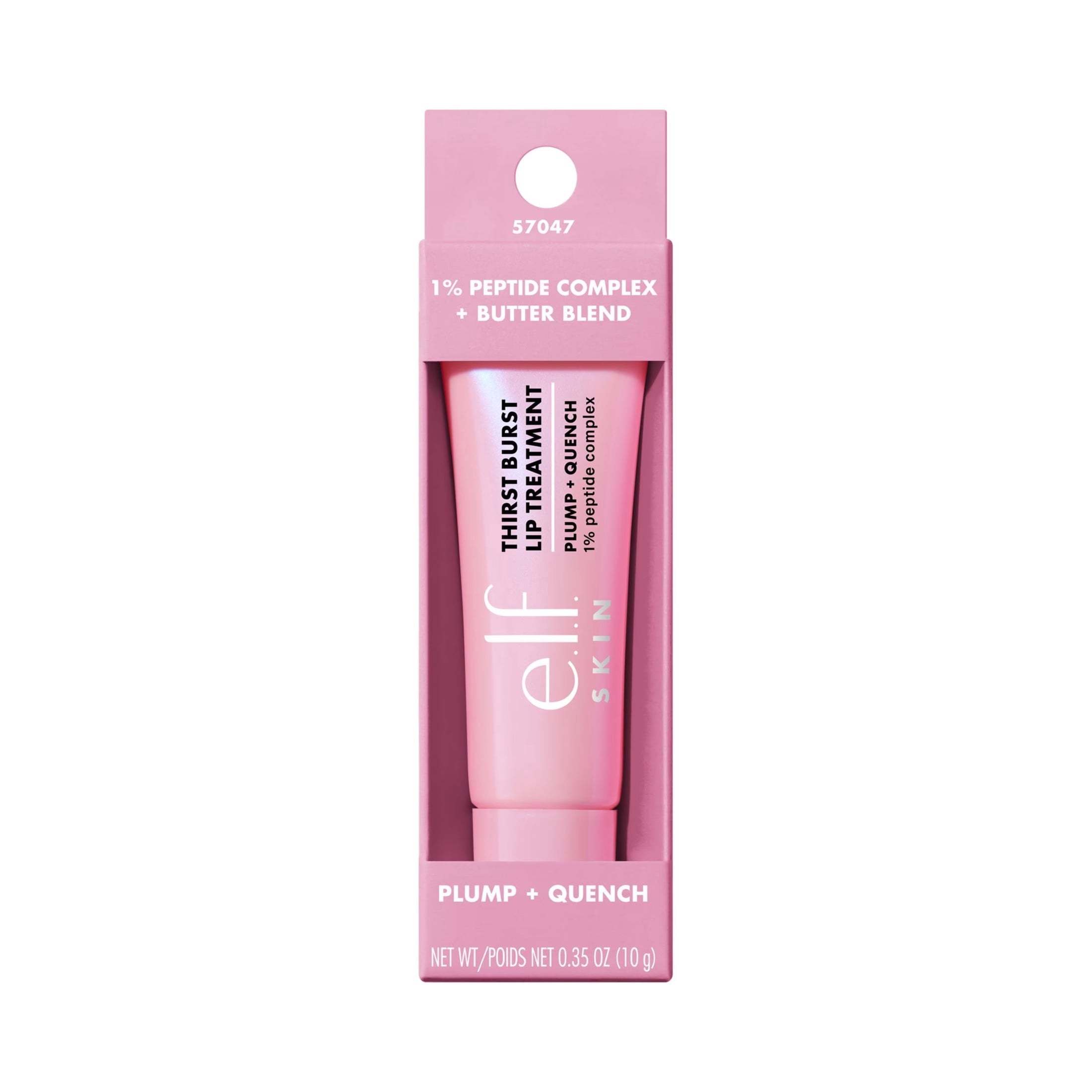 e.l.f. SKIN Thirst Burst Lip Treatment, Sheer Guava, 0.35 oz