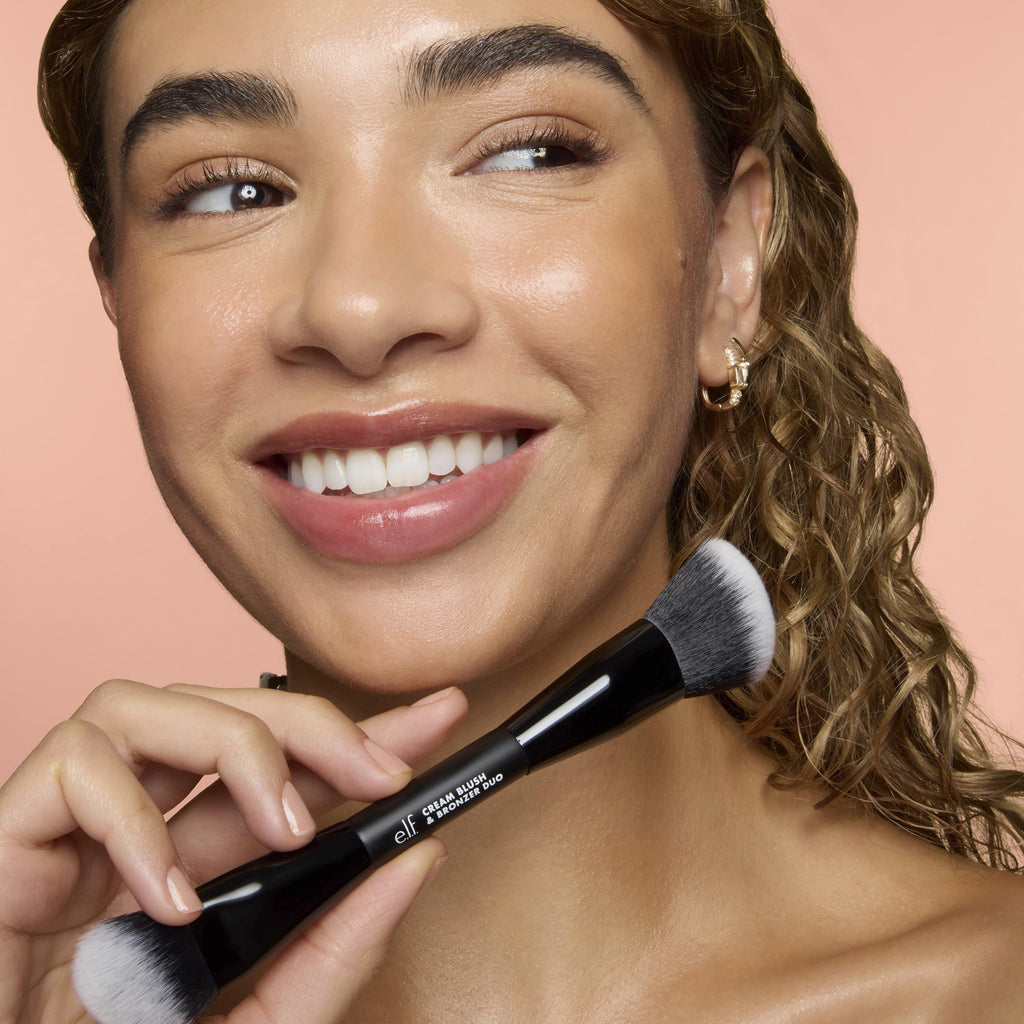 e.l.f. Cream Blush & Bronzer Duo Brush