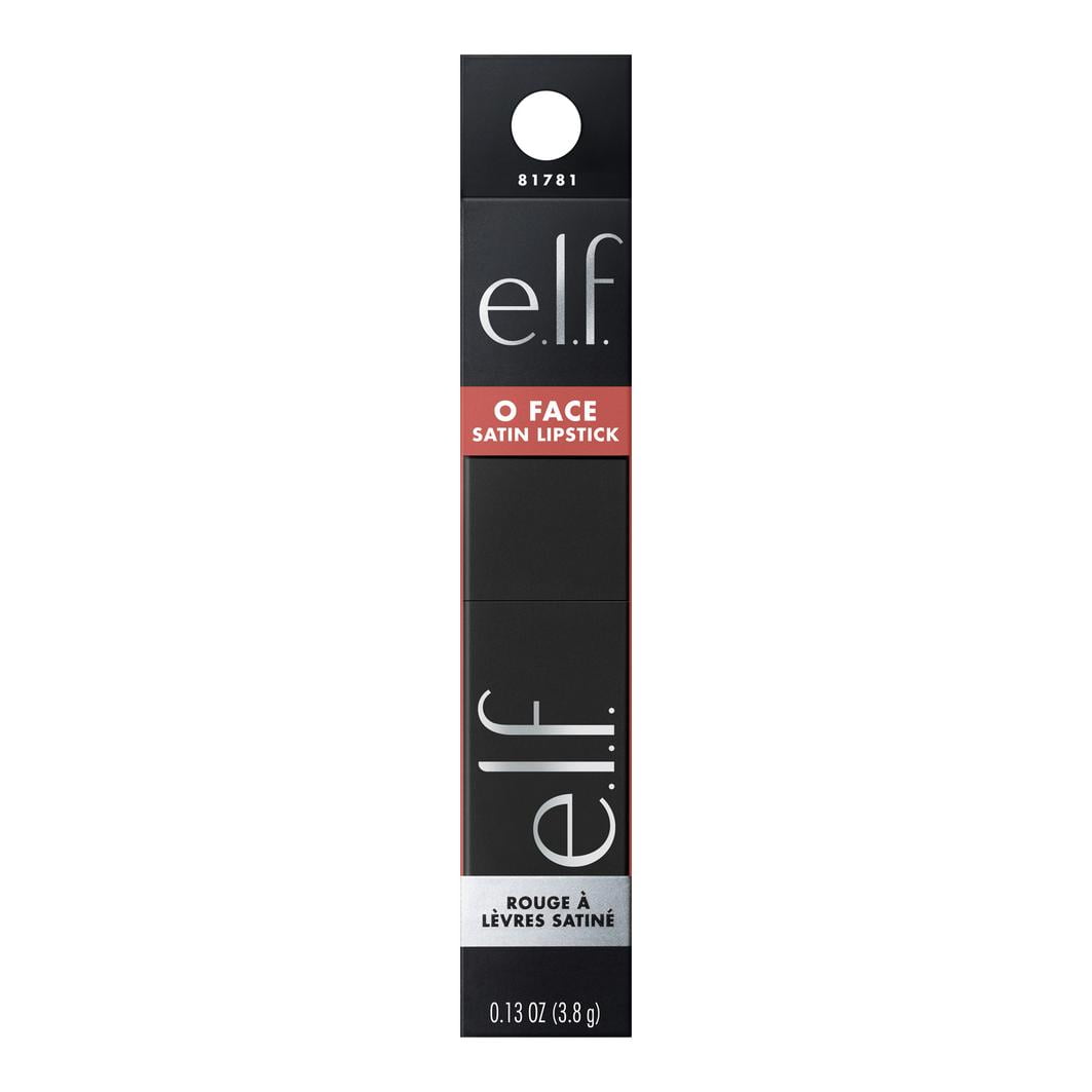 e.l.f. O FACE Satin Lipstick - Standing Ovation - 0.13 oz