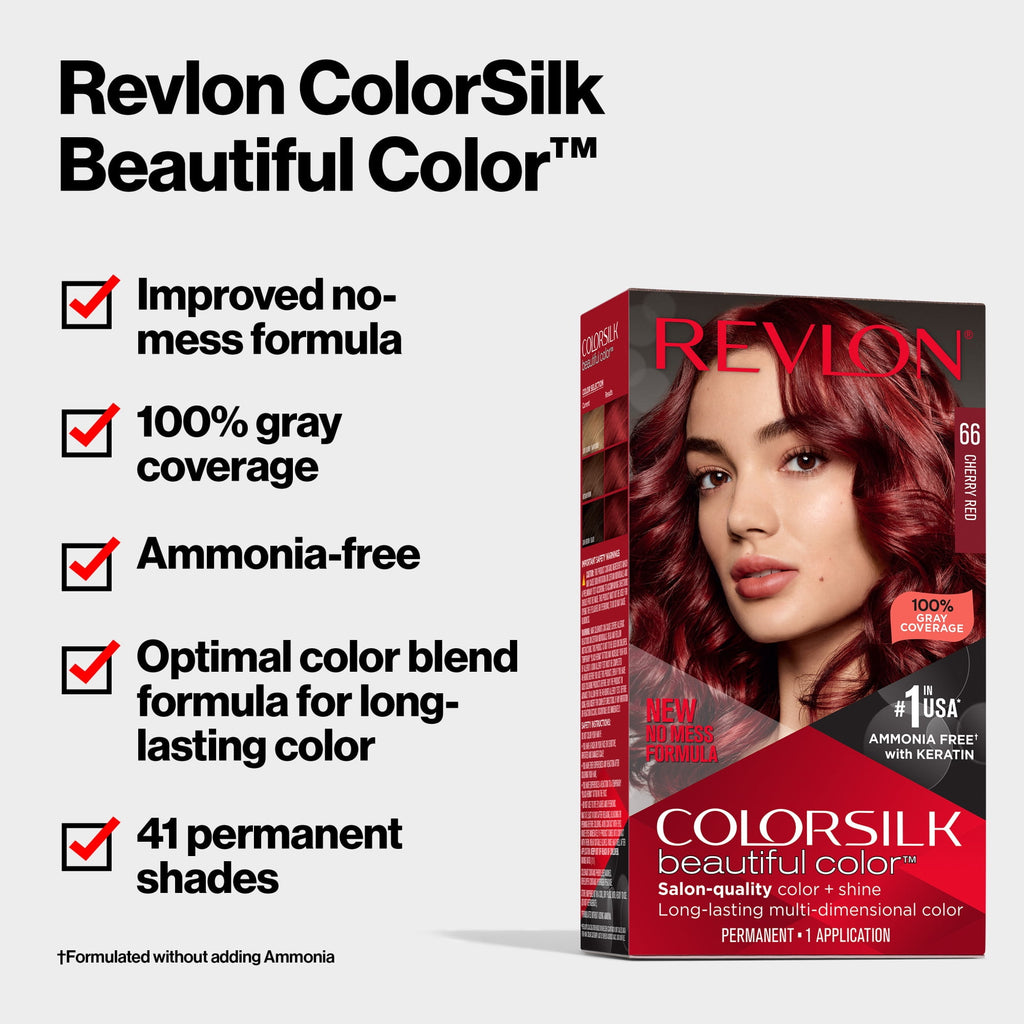 Revlon Colorsilk Beautiful Color Permanent Hair Color 3 Pack, 005 Ultra Light Ash Blonde, 3 Pack